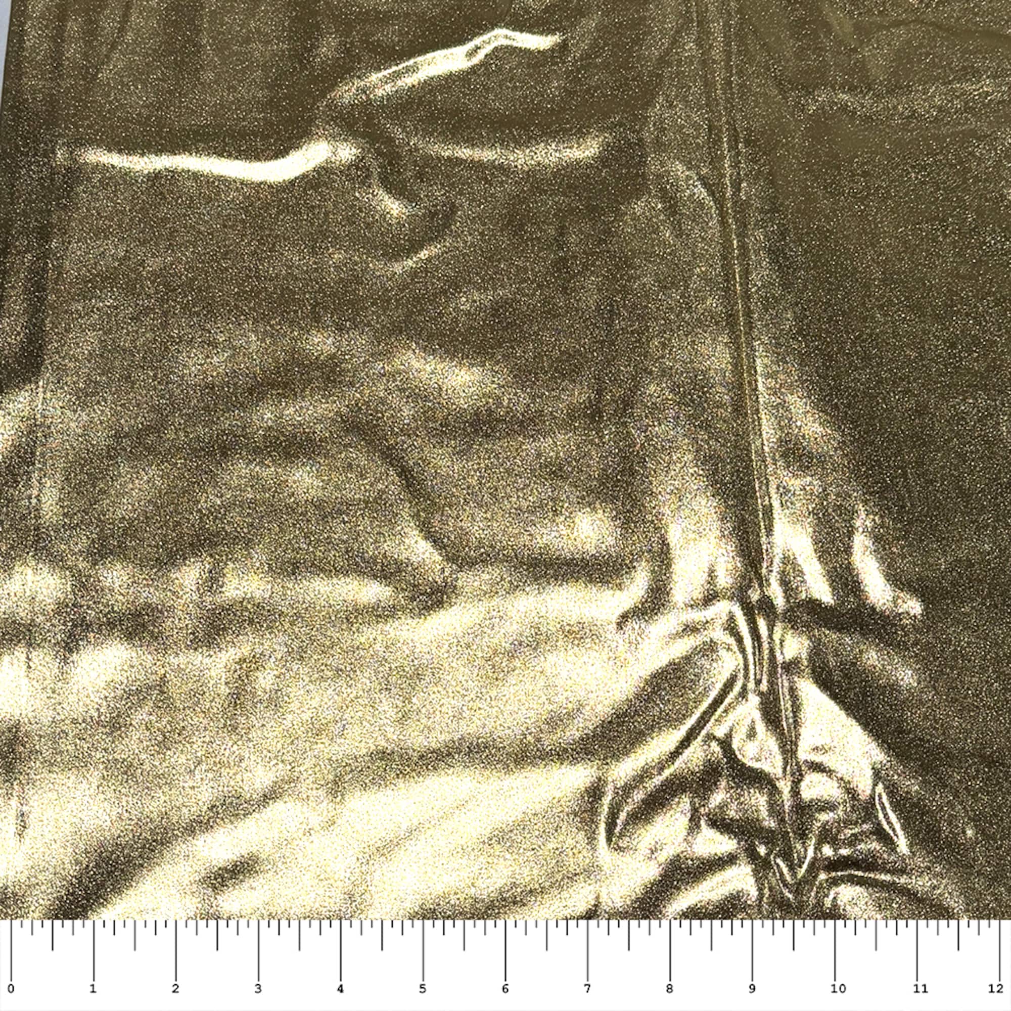 Feldman Gold Foiled Stretch Knit Fabric